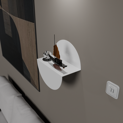 Nodo Compact Wall Shelf — product photograph | رف نودو الجداري المدمج — صورة للمنتج