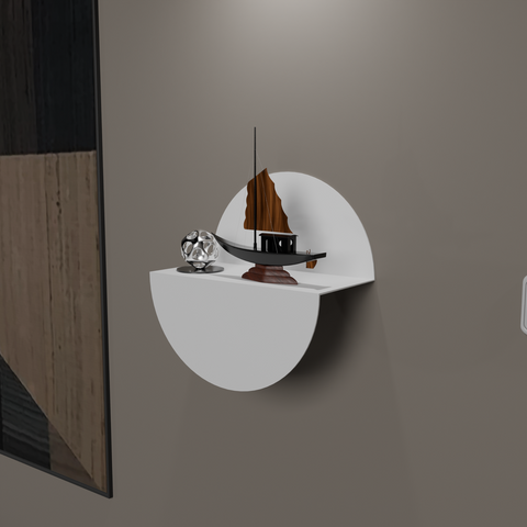 Nodo Compact Wall Shelf — product photograph | رف نودو الجداري المدمج — صورة للمنتج