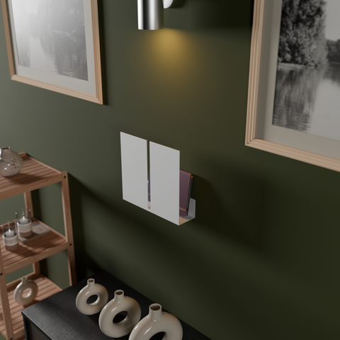 Portale Magazine Wall Rack — product photograph | حامل بورتالي الجداري للمجلات — صورة للمنتج