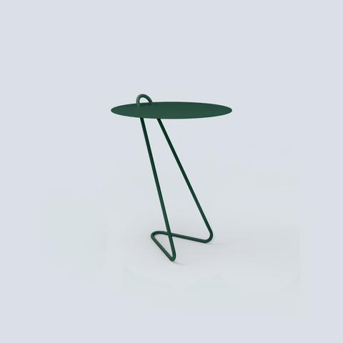Angolo Modern Side Table - Minimalist Space-Saving Accent Furniture