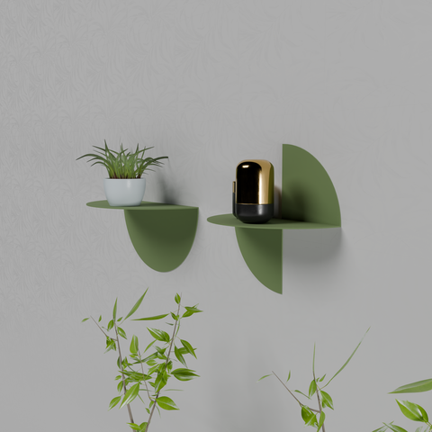 Biquad Shelf Set DE 1-8 - Modern Two-Piece Organizer