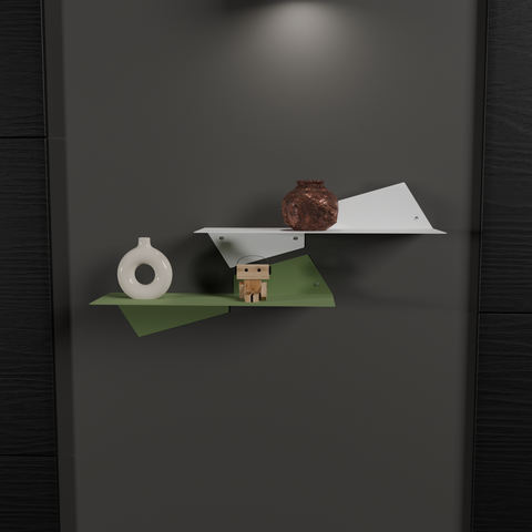 Vento Metal Wall Shelf — product photograph | رف فينتو المعدني الجداري — صورة للمنتج