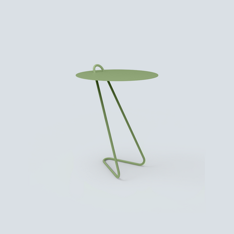 Angolo Modern Side Table - Minimalist Space-Saving Accent Furniture