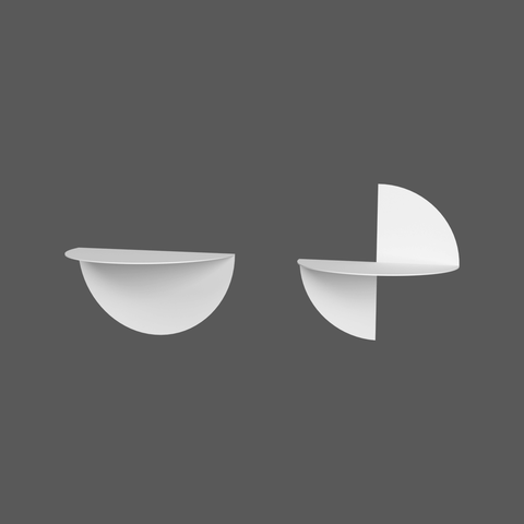 Biquad Shelf Set DE 1-8 - Modern Two-Piece Organizer