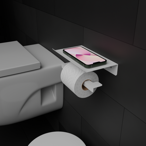 Piano Toilet Roll Holder — product photograph | حامل ورق الحمام بيانو — صورة للمنتج
