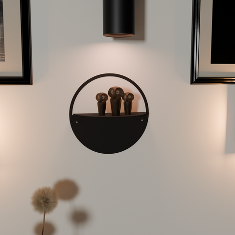 Cerchio Wall Shelf — product photograph | رف تشيركيو المعدني الجداري — صورة للمنتج