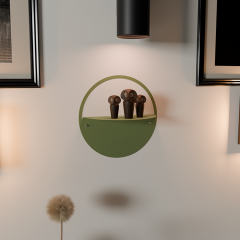 Cerchio Wall Shelf — product photograph | رف تشيركيو المعدني الجداري — صورة للمنتج