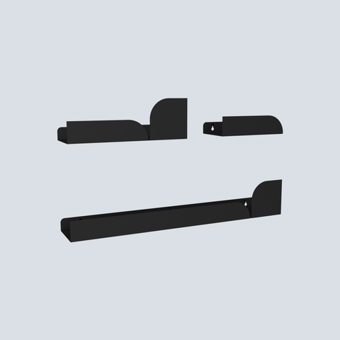 Shampoo Holder B 8 - Modern Floating Bathroom Storage Shelves