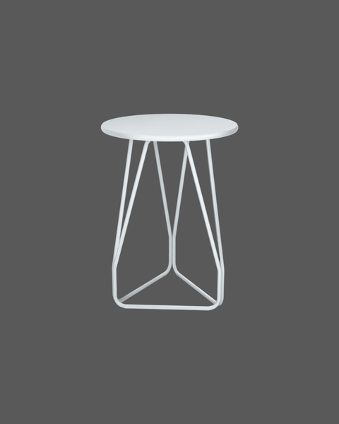 Stratto – Sculptural Metal Side Table