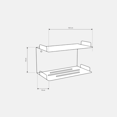 Soap Holder B 7 - Modern Stainless-Steel Bathroom Storage