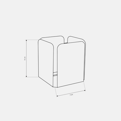 Holder B 23 - Modern Stainless-Steel  Bathroom Storage Organizer