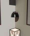 Modern compact decor shelf DE 1 2 for versatile storage and display رف ديكور صغير عصري DE 1 2 لتخزين وعرض متعدد الاستخدامات