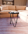 Modern minimalist armonia side table with sleek surface for living room or bedroom طاولة جانبية مودرن Armonia بتصميم بسيط وأنيق لغرفة المعيشة أو النوم