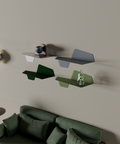 Trapezio fold shelf DE 2 with multi purpose storage in modern space saving design رف Trapezio DE 2 قابل للطي لتخزين متعدد الأغراض بتصميم يوفر المساحة