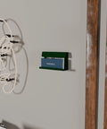 Compact modern metal wall shelf for toiletries décor and essentials رف جداري معدني عصري صغير للأدوات والديكور والأغراض