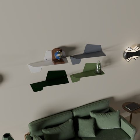 Trapezio Shelf DE 2 - Modern Space-Saving Multi-Purpose Organizer