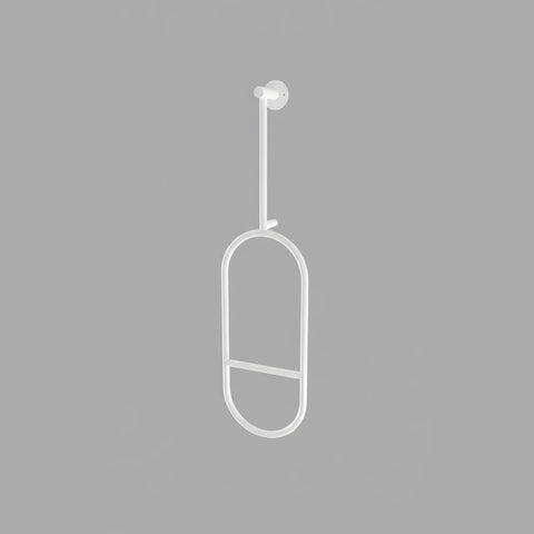 Una Wall-Mounted Towel Holder - Compact Modern Bathroom Organizer