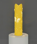 Butterfly shaped stainless steel table lamp with warm ambient lighting مصباح طاولة فولاذي على شكل فراشة مع إضاءة محيطية دافئة