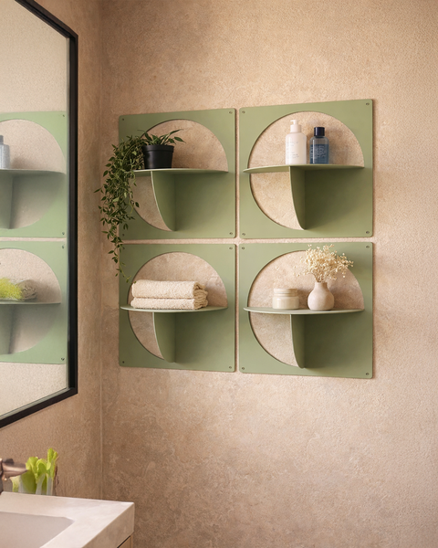 Circa Shelves Set DE 7 - Modern Four-Piece Storage Organizer (4 pcs)