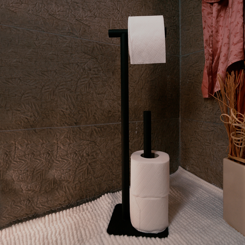 Long Paper Holder – Sleek Contemporary Paper Towel Organizer