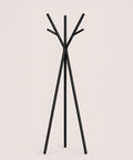 Stylish modern multipurpose cloths rack with a tree-inspired design, perfect for organizing bags and coats.