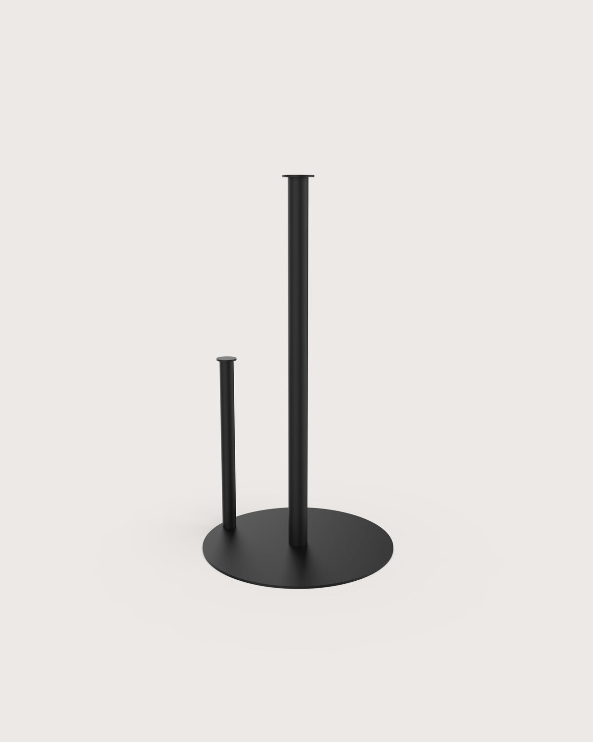 Sleek minimalist stainless steel kitchen paper holder for countertop تنظيم ورق المطبخ بتصميم ستانلس ستيل بسيط وأنيق