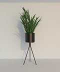 Modern cube planter pot for indoor or outdoor plants with simple elegant design وعاء زرع مكعب عصري للنباتات الداخلية والخارجية بتصميم بسيط وأنيق