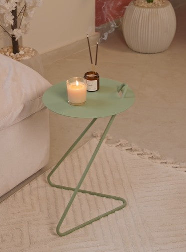 Angolo Modern Side Table - Minimalist Space-Saving Accent Furniture
