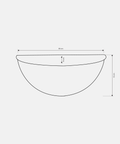 Two piece modern wall shelf set with deep storage for kitchen or bathroom طقم رفوف حائط عصري بمكان تخزين عميق للمطبخ أو الحمام