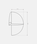 Modern compact decor shelf DE 1 2 for versatile storage and display رف ديكور صغير عصري DE 1 2 لتخزين وعرض متعدد الاستخدامات