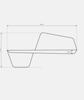 Trapezio fold shelf DE 2 with multi purpose storage in modern space saving design رف Trapezio DE 2 قابل للطي لتخزين متعدد الأغراض بتصميم يوفر المساحة