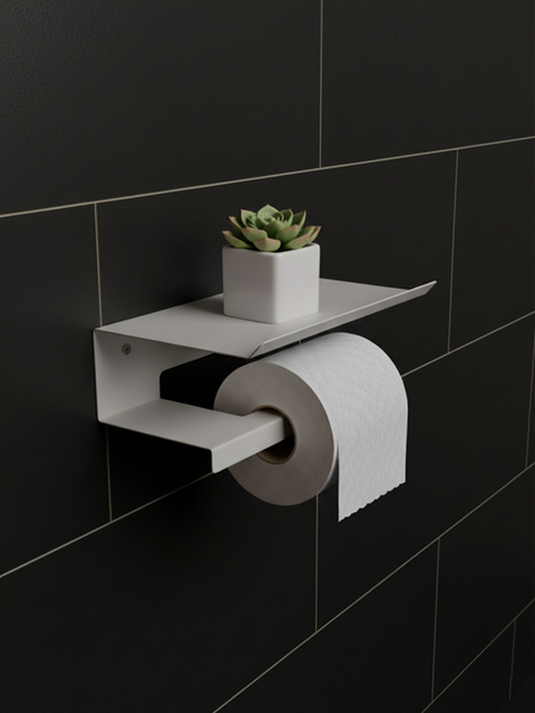 Toilet Paper Holder B 13 - Modern Stainless-Steel Bathroom Organizer