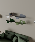 Trapezio fold shelf DE 2 with multi purpose storage in modern space saving design رف Trapezio DE 2 قابل للطي لتخزين متعدد الأغراض بتصميم يوفر المساحة